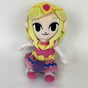 Legend Of Zelda Nintendo Princess Zelda 8" Plush Stuffed Animal Toy Doll 2014